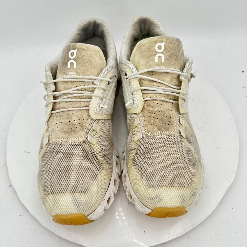 On Cloud 5 Swiss Engineering Women Size 9.5 88-98532 Undyed White Running Shoes - Picture 3 of 11